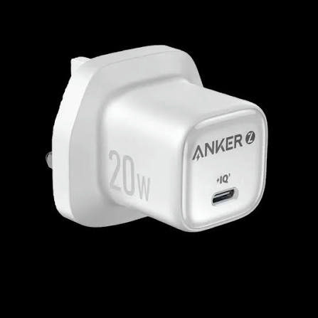 Anker Zolo Charger (20W, PD 3.0) 2 Pins White