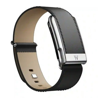 WHOOP Leather Luxe MG L 24MM Black/Cream/Titanium