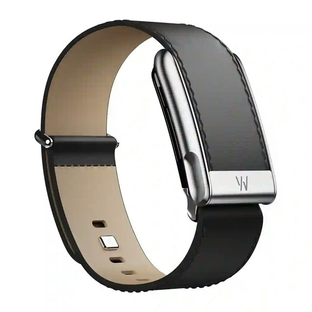 WHOOP Leather Luxe MG L 24MM Black/Cream/Titanium