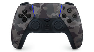 PS5 DualSense Controller - Gray Camouflage