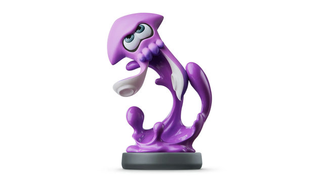 amiibo Splatoon Inkling Squid Calamar Inkling Neon Purple