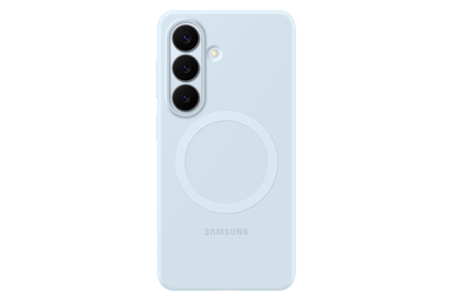 Samsung Galaxy S26 Silicone Magnet Case Light Blue