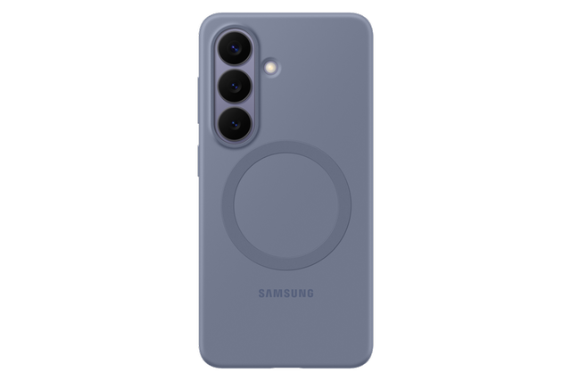 Samsung Galaxy S26 Silicone Magnet Case Blue Violet
