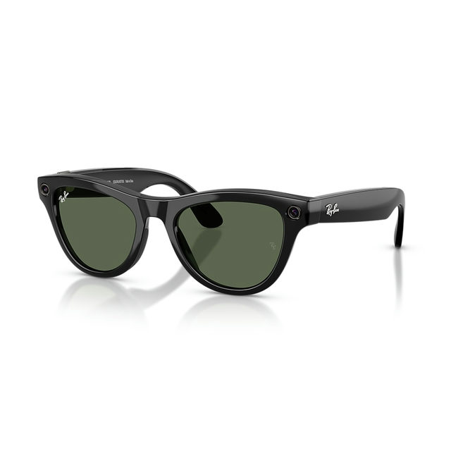 Ray-Ban Meta Gen 2 Skyler Shiny Black / G-15 Green 52 mm