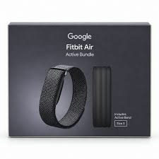 Google Fitbit Air Active Bundle Size Small Obsidian Performance Loop Band Black