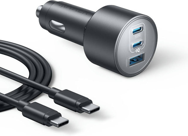 Anker Nano Car Charger 167.5W 3 Ports