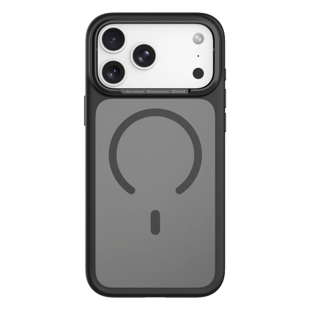 Levelo Tapa iPhone 18 Pro Max Black - MagSafe Matte TPU+PC Case