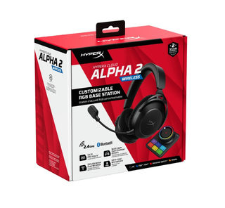 HyperX Cloud Alpha 2 Wireless Gaming Headset (2.4 GHz + Bluetooth)