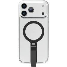 Levelo Spira iPhone 18 Pro Max Black - MagSafe Grip Case TPU+PC
