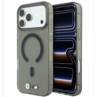 CG Mobile BMW iPhone 18 Pro - 17 Pro Black — BMW MagSafe IML Frosted Hard Case With Metal Logo