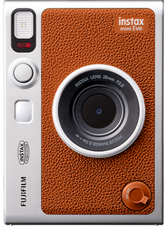 Fujifilm Instax Mini Evo Hybrid Instant Cam Brown