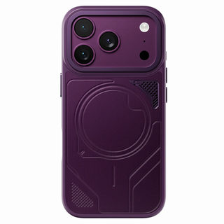 Levelo Opal iPhone 18 Pro Burgundy - Leather MagSafe TPU+PC