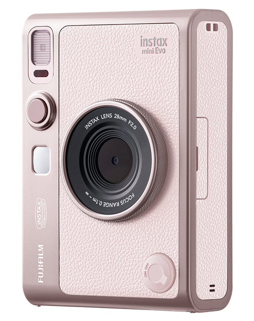 Fujifilm Instax Mini Evo Hybrid Instant Cam Gentle Rose