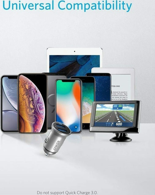 Anker PowerDrive 2 Alloy Silver