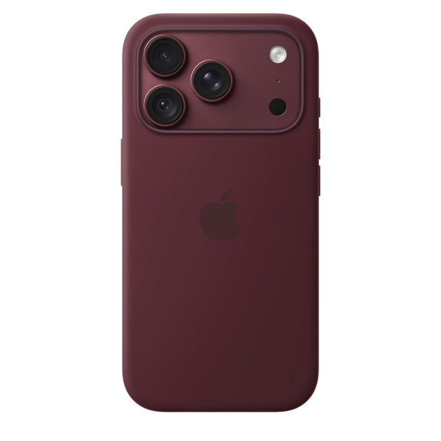 Apple iPhone 18 Pro Silicone Case with MagSafe - Burgundy