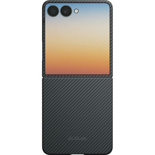 Pitaka Edge Ultra Slim Case Samsung Galaxy Z Flip 8 Classic - Black Grey (Twill) - 01