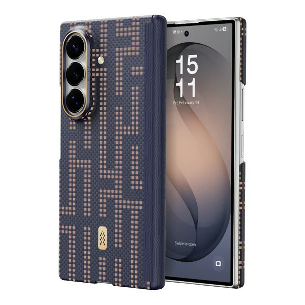 Raptic Aramid Skin-Pro For Galaxy Fold8 Ultra Grid Wisdom