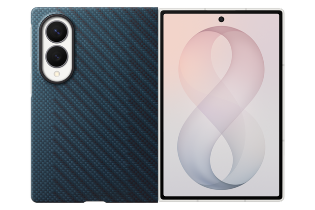Samsung Galaxy Z Fold8 Carbon Magnet Case Blue