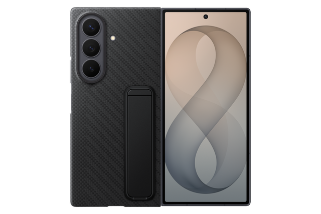 Samsung Galaxy Z Fold8 Ultra Carbon Standing Case Black