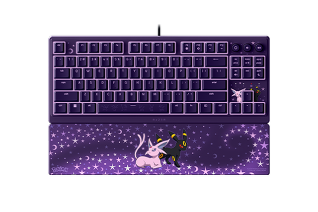 Razer Ornata V3 Tenkeyless Compact Low Profile Gaming Keyboard Razer Chroma RGB Pokemon Espeon & Umbreon Edition