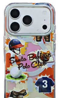 Santa Barbara Polo & Racquet Club Hygge MagSafe iPhone 17/18 Pro 6.3 Silver
