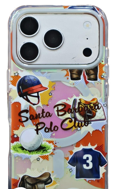 Santa Barbara Polo & Racquet Club Hygge MagSafe iPhone 17/18 Pro 6.3 Silver