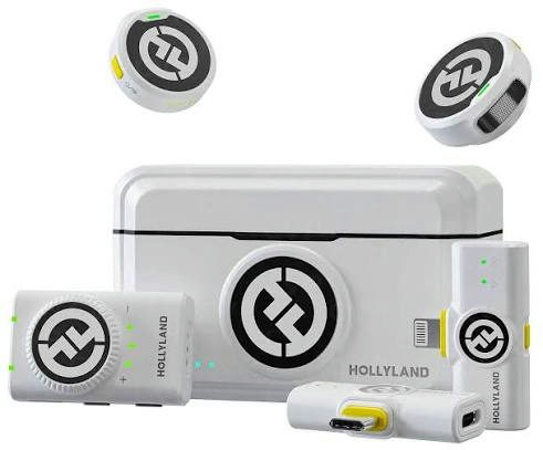 Hollyland Lark M2 Wireless Lavalier Microphone Ivory White