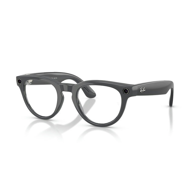 Ray-Ban Meta Gen 2 Headliner Shiny Asteroid Grey / Transitions Emerald 50 mm