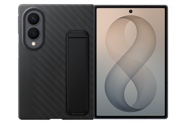 Samsung Galaxy Z Fold8 Carbon Standing Case Black