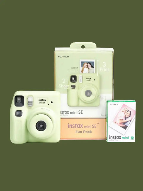 Fujifilm Instax Mini SE Fun Pack Green - Instax Cam Suit mini 10 * 1 sheet