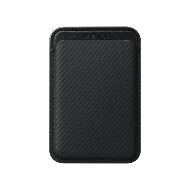 Pitaka MagSafe Magnetic Woven Wallet Black / Grey
