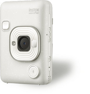 Fujifilm Instax Mini LiPlay Hybrid Misty White - Instant Cam Direct Print