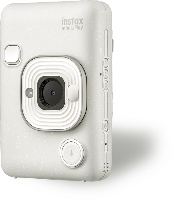 Fujifilm Instax Mini LiPlay Hybrid Misty White - Instant Cam Direct Print