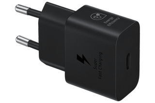 Samsung 25W Power Adapter 1 Port USB-C 2 Pin Black