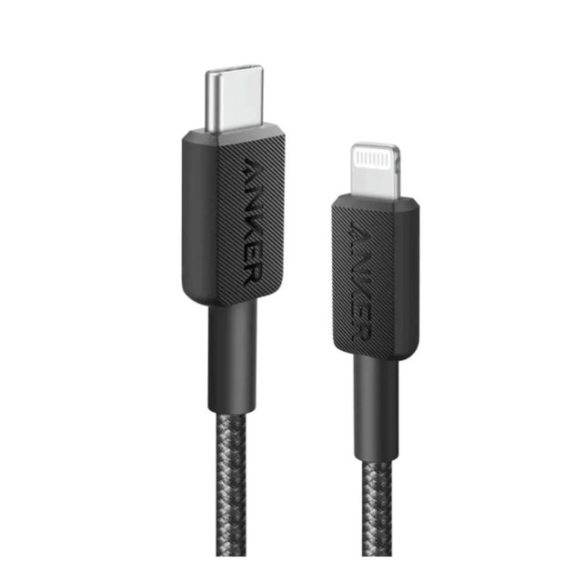 Anker 322 USB-C to Lightning Cable(3ft,Braided)