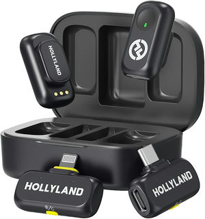 Hollyland Lark A1 Wireless Lavalier Microphone Mini Duo Space Gray