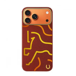 Airity Year of the Horse Aramid Fiber Case iPhone 18 Pro Burgundy