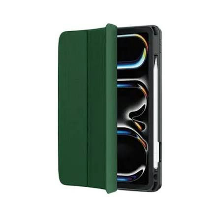 Green Lion Hogo Premium Case Trifold Versatile Stand With Pencil Holder iPad Air 13 inch Green