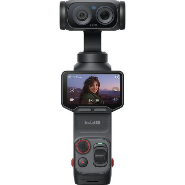 Insta360 Luna Pro Co-Engineered With Leica 8K Gimbal Camera With 1" Sensor Black