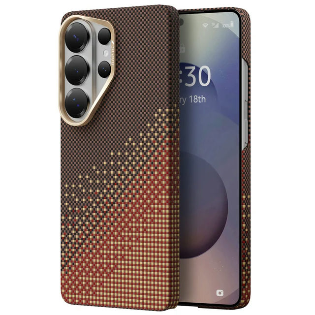 Raptic Aramid Skin-Pro For Galaxy Fold8 Ultra Serenity Amber
