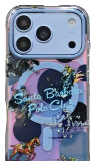 Santa Barbara Polo & Racquet Club Hygge MagSafe iPhone 17/18 Pro 6.3 Blue