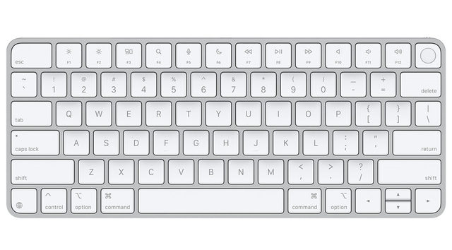 Apple Magic Keyboard With Touch ID USB-C White Compact Size MXCK3LL/A