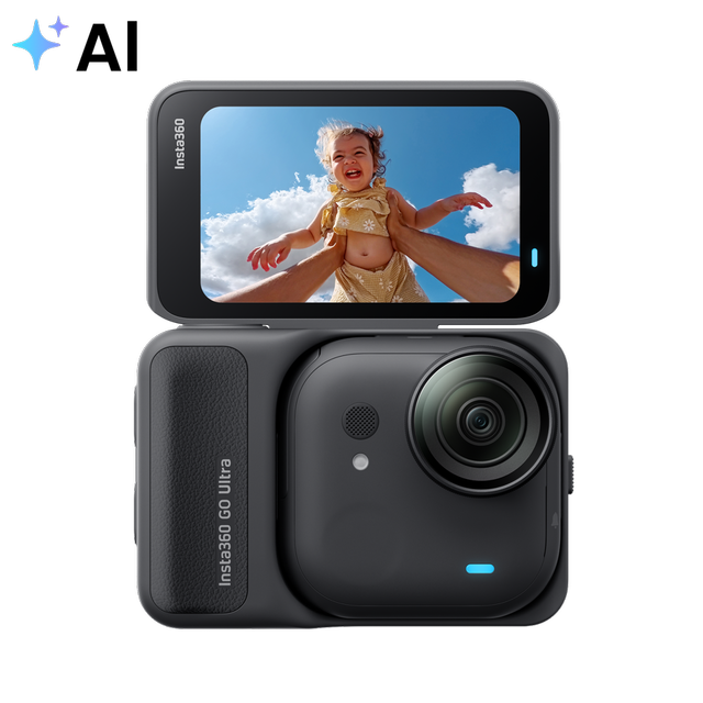 Insta360 Go Ultra 4K Cam Tiny Hand Black
