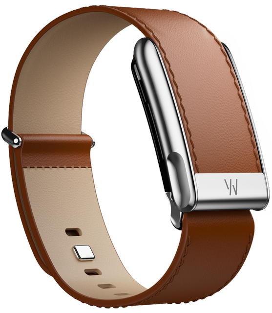 WHOOP Leather Luxe MG S 24MM Chestnut/Cream/Titanium
