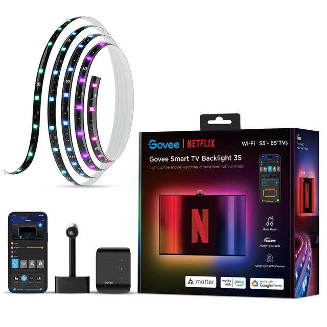 Govee Netflix Smart TV Backlight 3s 55-65TVs