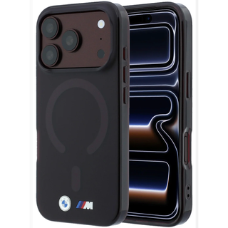 CG Mobile BMW iPhone 18 Pro - 17 Pro Burgundy — BMW MagSafe IML Frosted Hard Case With Metal Logo