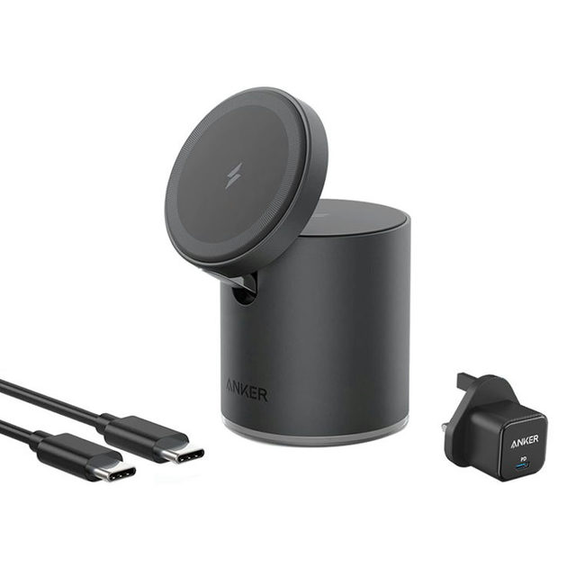 Anker Snap.Charge.Flip 623 Magnetic Wireless Charger Black