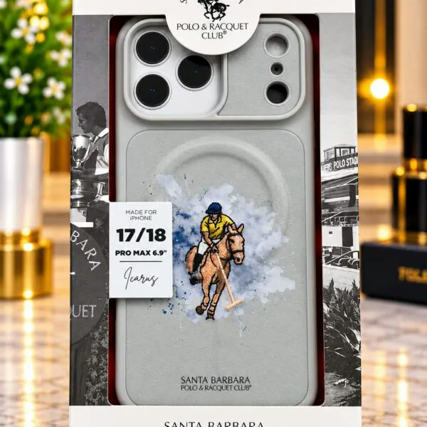 Santa Barbara Polo & Racquet Club Icarus MagSafe iPhone 17/18 Pro Max 6.9 Silver