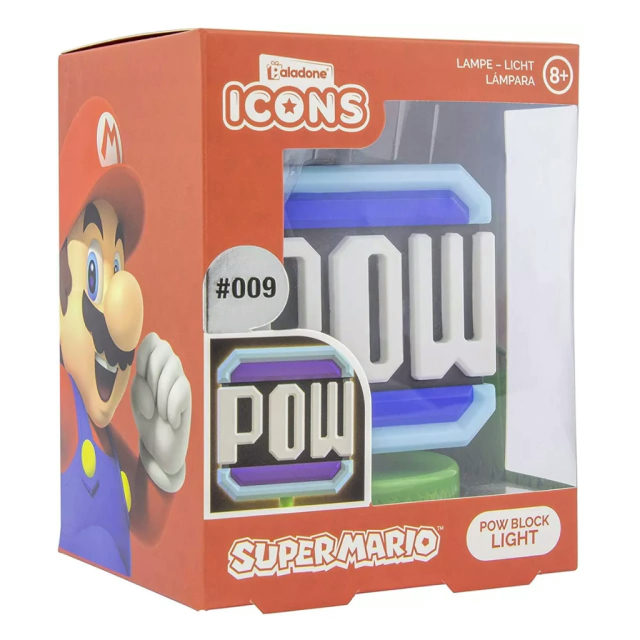 Paladone Icons Super Mario POW Light #009