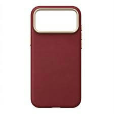 Le Prius Balinese Havana Hybrid Leather Case iPhone 18 Pro Burgundy
